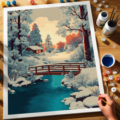 Bridge Crossing | Paint by Numbers Kit