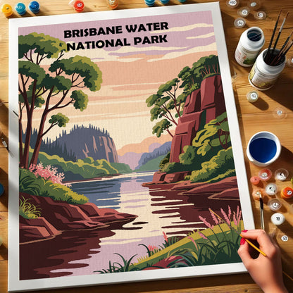 Brisbane Water AU National Park | Paint by Numbers Kit