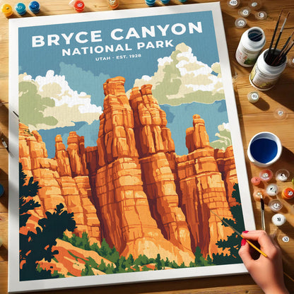 Bryce Canyon National Park Heritage Edition | Paint by Numbers Kit