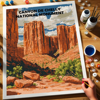 Canyon de Chelly National Monument | Paint by Numbers Kit