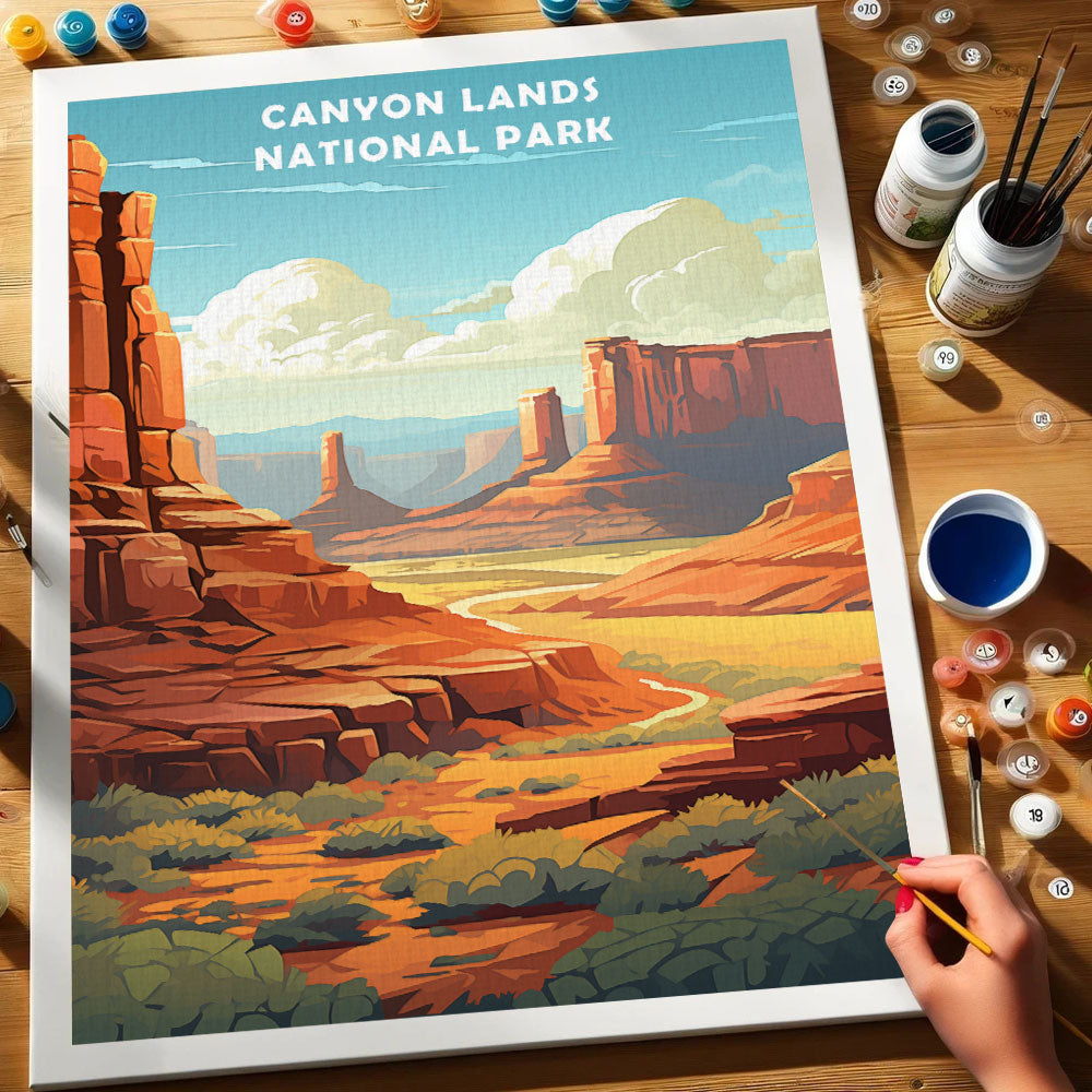 Canyon Lands National Park | Paint by Numbers Kit