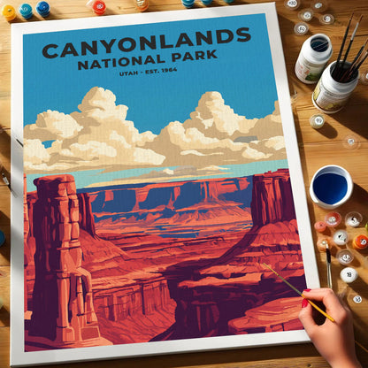 Canyonlands National Park Heritage Edition | Paint by Numbers Kit