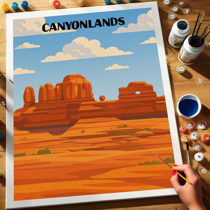 Canyonlands National Park Beginner | Paint by Numbers Kit