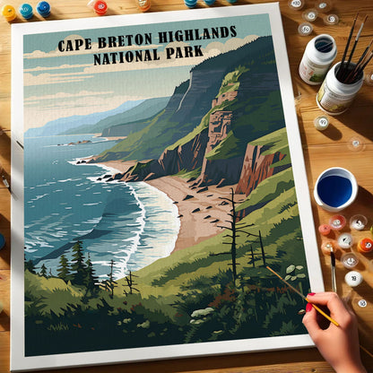 Cape Breton Highlands National Park | Paint by Numbers Kit