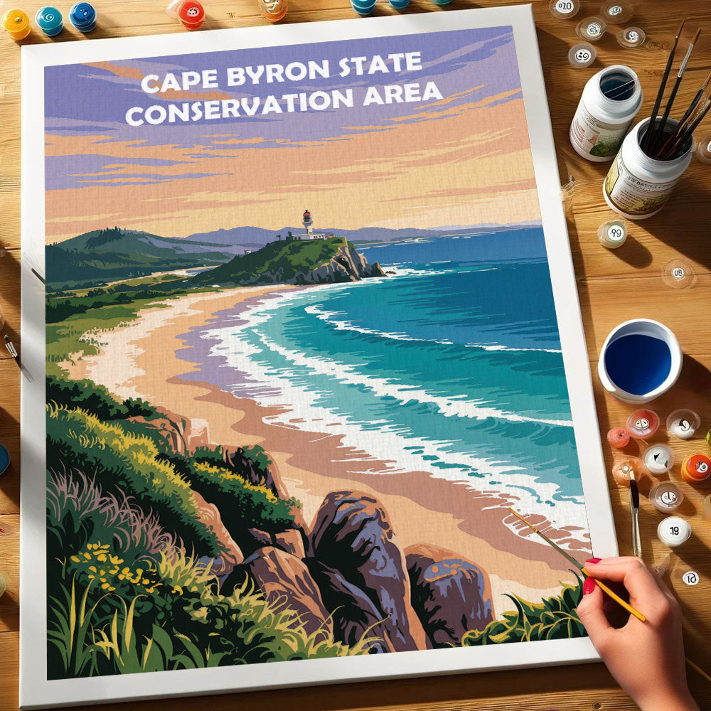 Cape Byron State Conservation Area | Paint by Numbers Kit