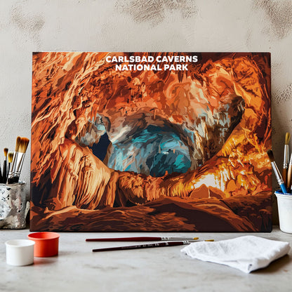 Carlsbad Caverns National Park - Landscape | Paint by Numbers Kit