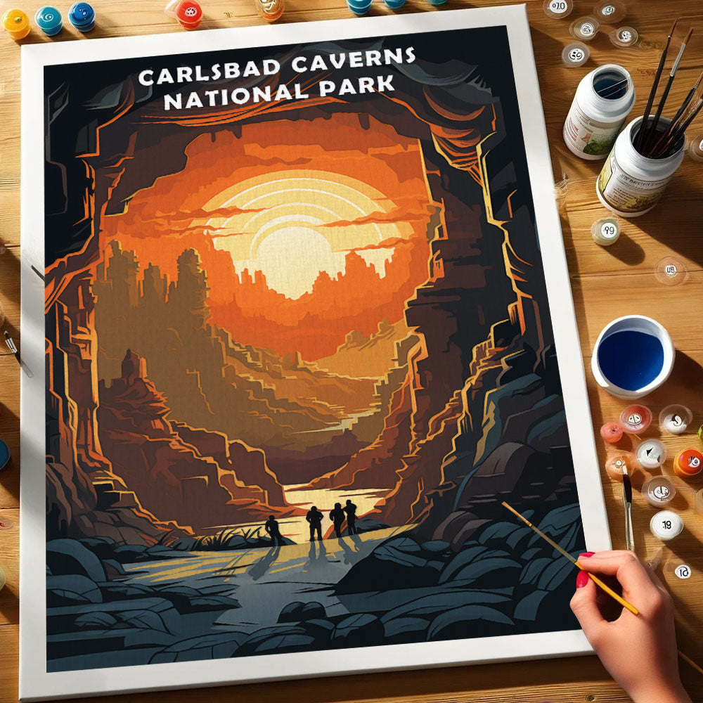 Carlsbad Caverns National Park | Paint by Numbers Kit