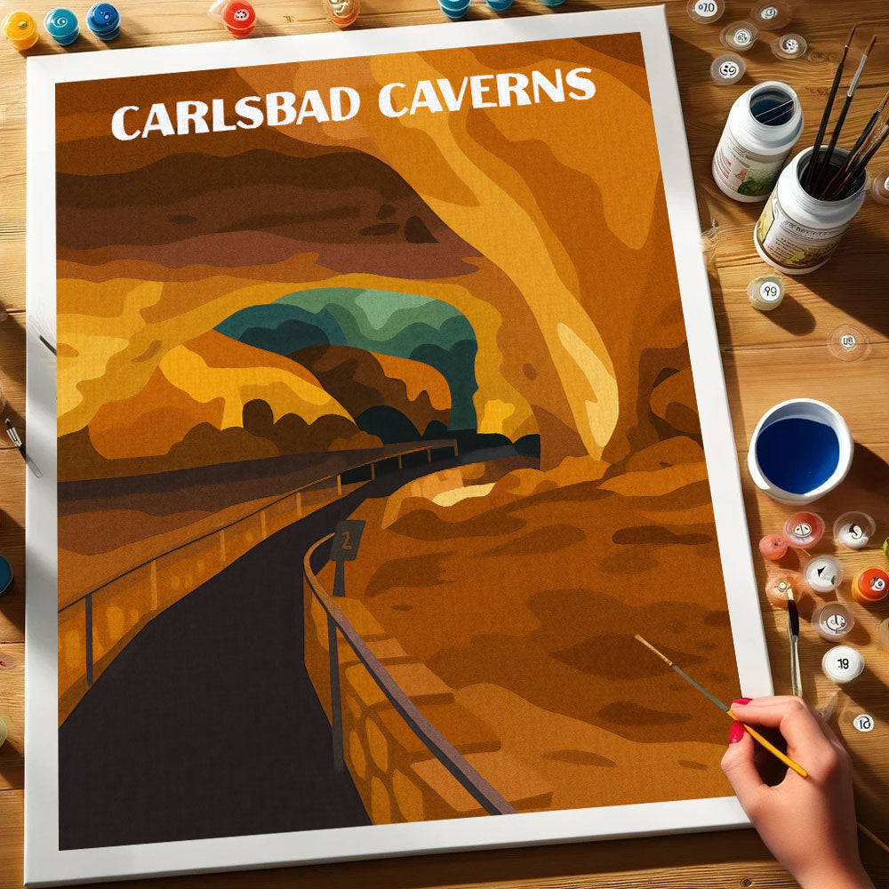 Carlsbad Caverns National Park Beginner | Paint by Numbers Kit