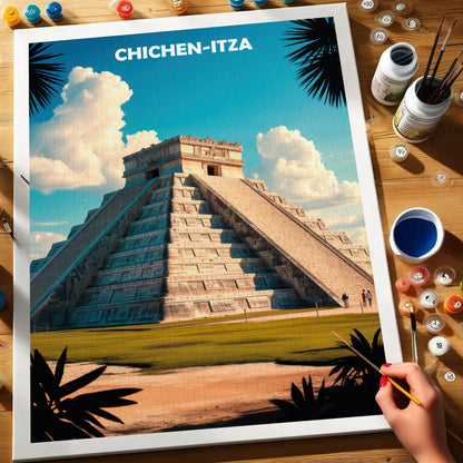 Chichen-Itza, Mexico - World Heritage | Paint by Numbers Kit