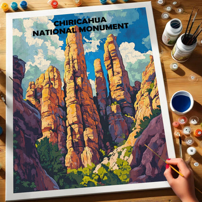 Chiricahua National Monument | Paint by Numbers Kit