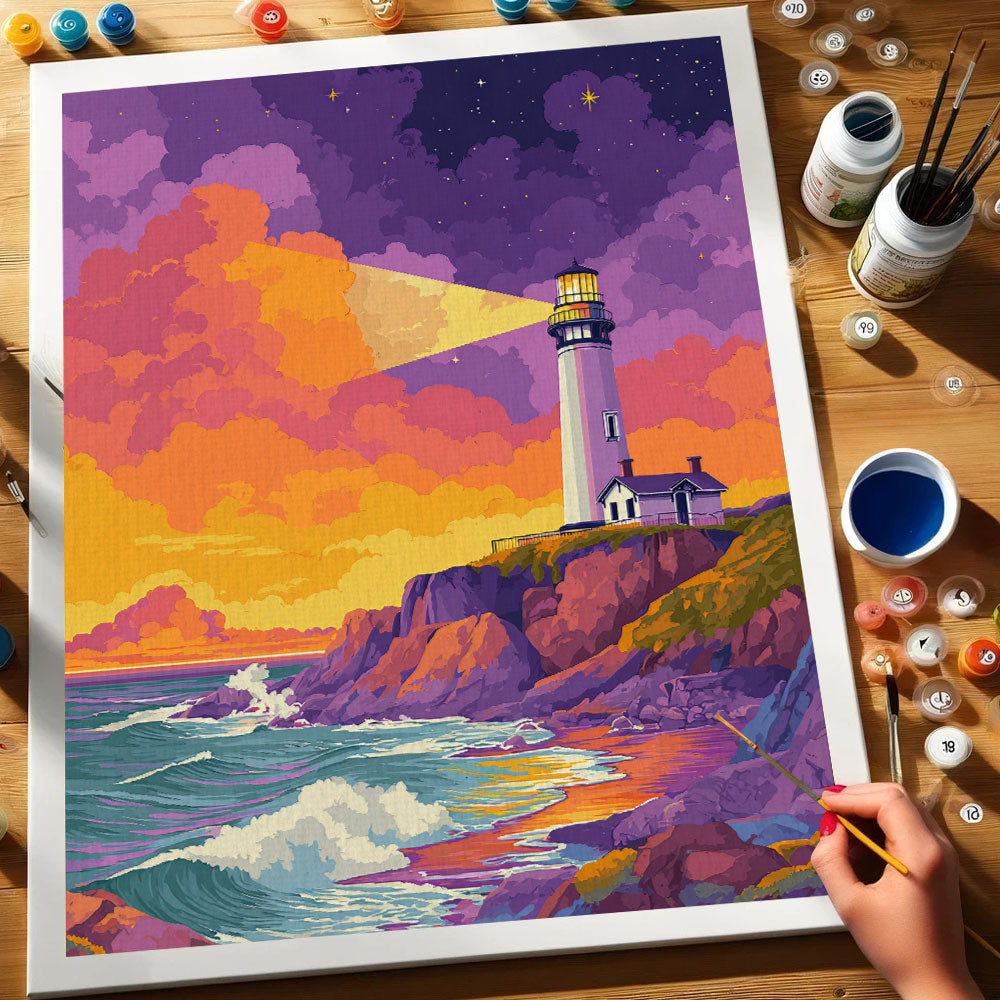 Coastal Beacon | Paint by Numbers Kit