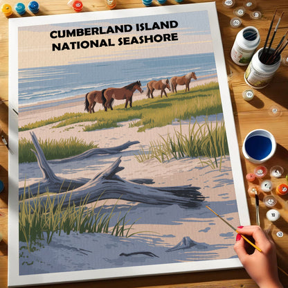 Cumberland Island National Seashore | Paint by Numbers Kit