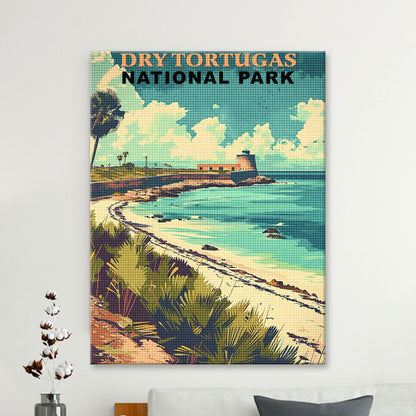 Dry Tortugas National Park Diamond Painting (Vintage Edition)