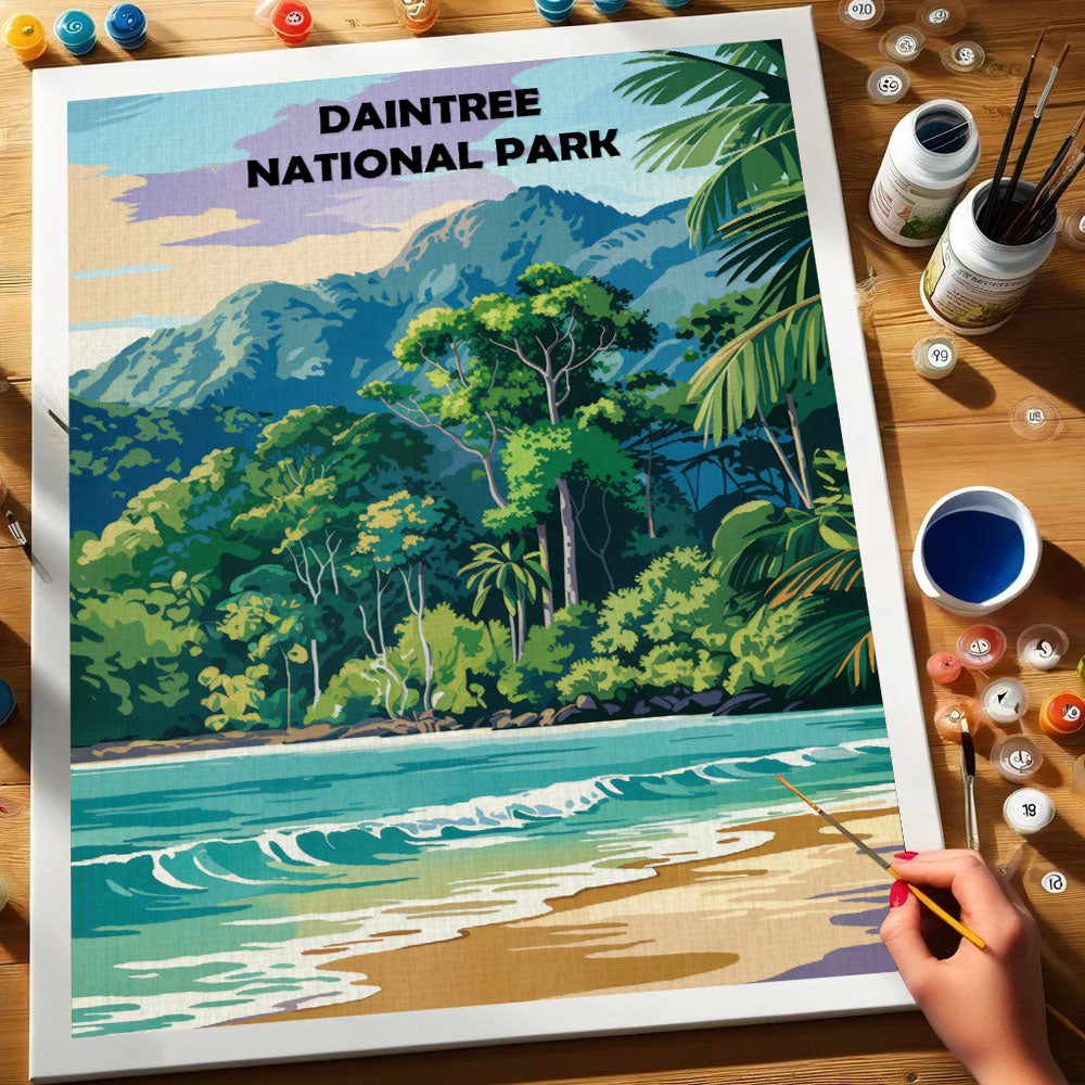 Daintree AU National Park | Paint by Numbers Kit