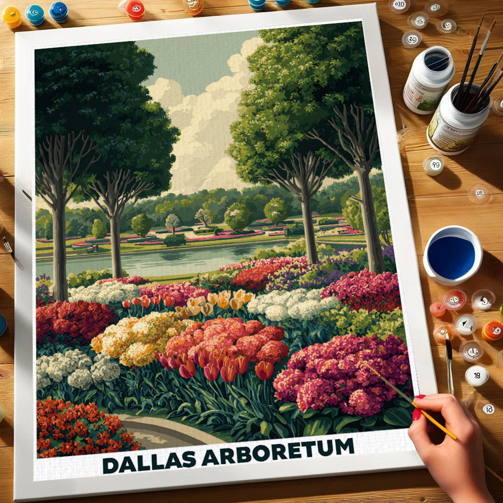 Dallas Arboretum | Paint by Numbers Kit