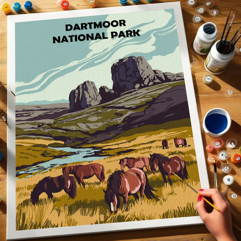 Dartmoor UK National Park | Paint by Numbers Kit