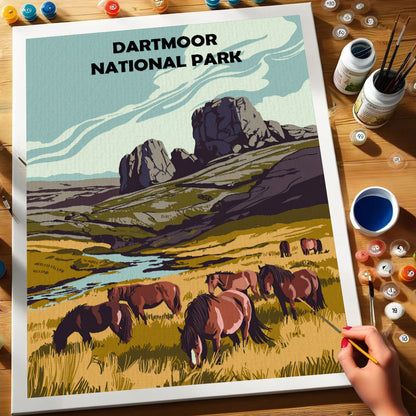 Dartmoor UK National Park | Paint by Numbers Kit
