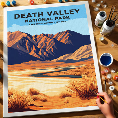 Death Valley National Park Heritage Edition | Paint by Numbers Kit