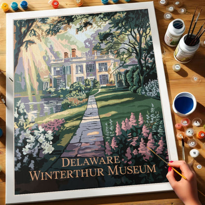 Delaware - Winterthur Museum | Paint by Numbers Kit