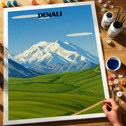 Denali National Park Beginner | Paint by Numbers Kit