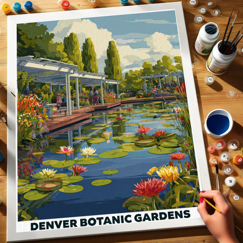 Denver Botanic Gardens | Paint by Numbers Kit