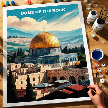 Dome of the Rock, Jerusalem - World Heritage | Paint by Numbers Kit