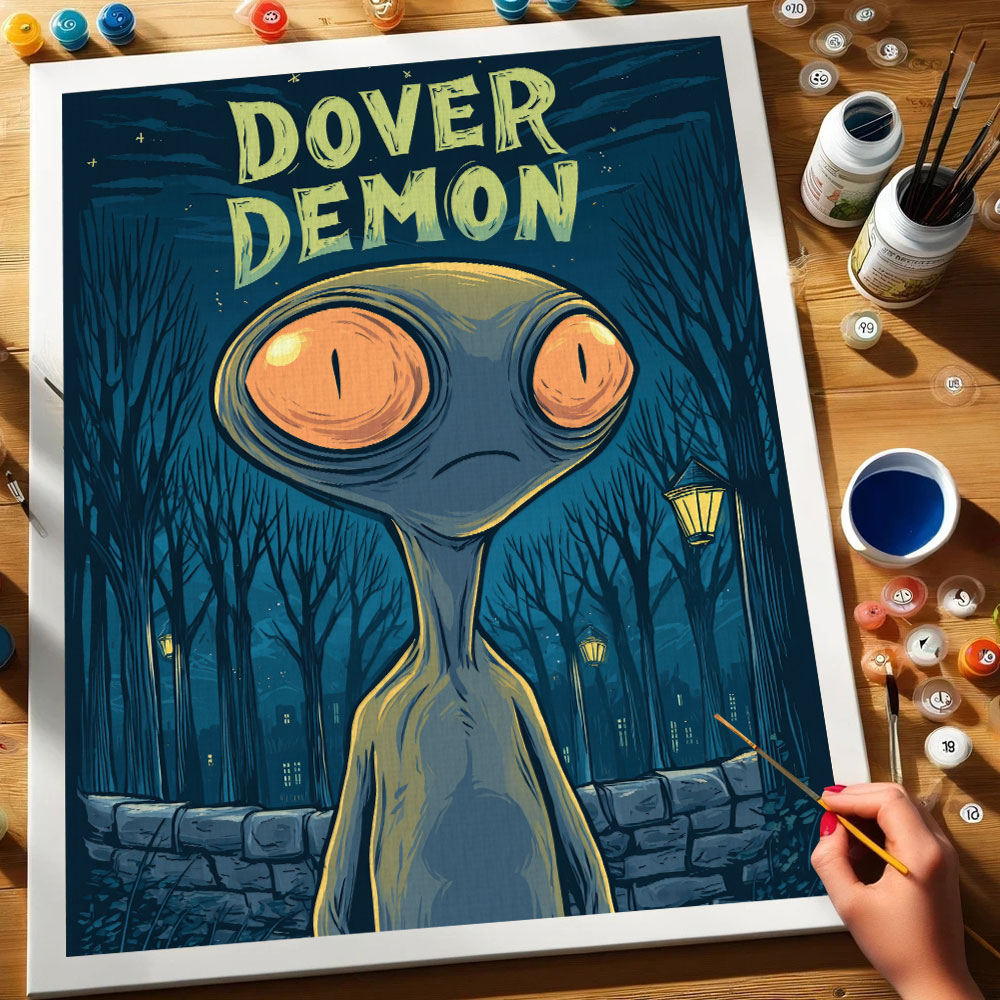 Dover Demon - American Legends | Paint by Numbers Kit