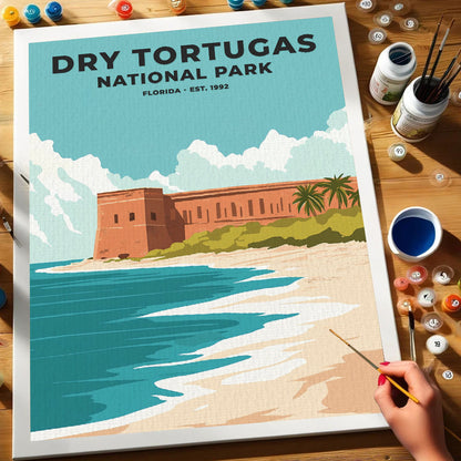 Dry Tortugas National Park Heritage Edition | Paint by Numbers Kit