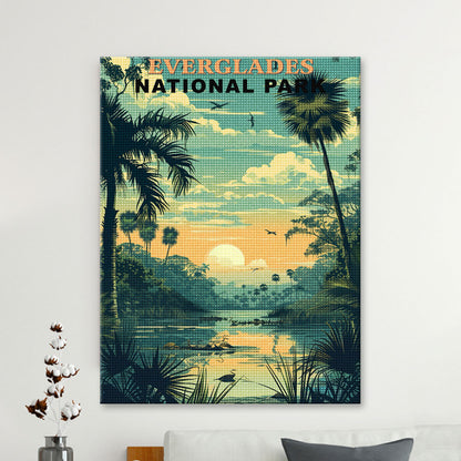 Everglades National Park Diamond Painting (Vintage Edition)