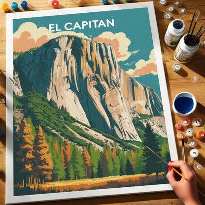 El Capitan - Yosemite National Park | Paint by Numbers Kit