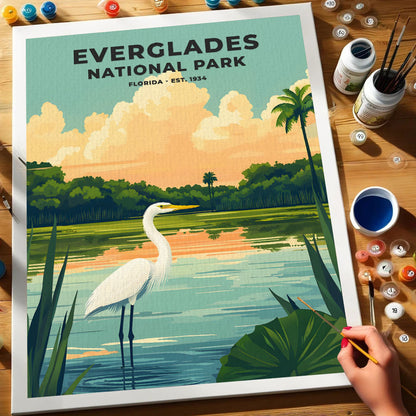 Everglades National Park Heritage Edition | Paint by Numbers Kit