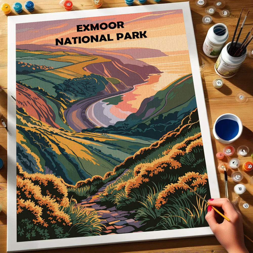 Exmoor UK National Park | Paint by Numbers Kit