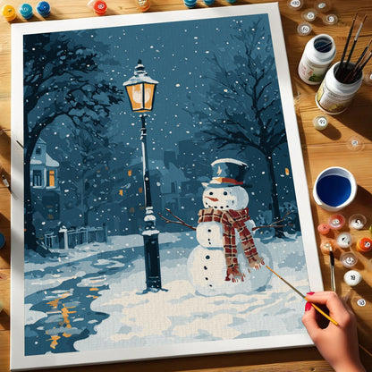 Falling Snow | Paint by Numbers Kit