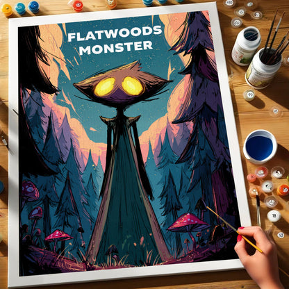Flatwoods Jungle - American Legends | Paint by Numbers Kit
