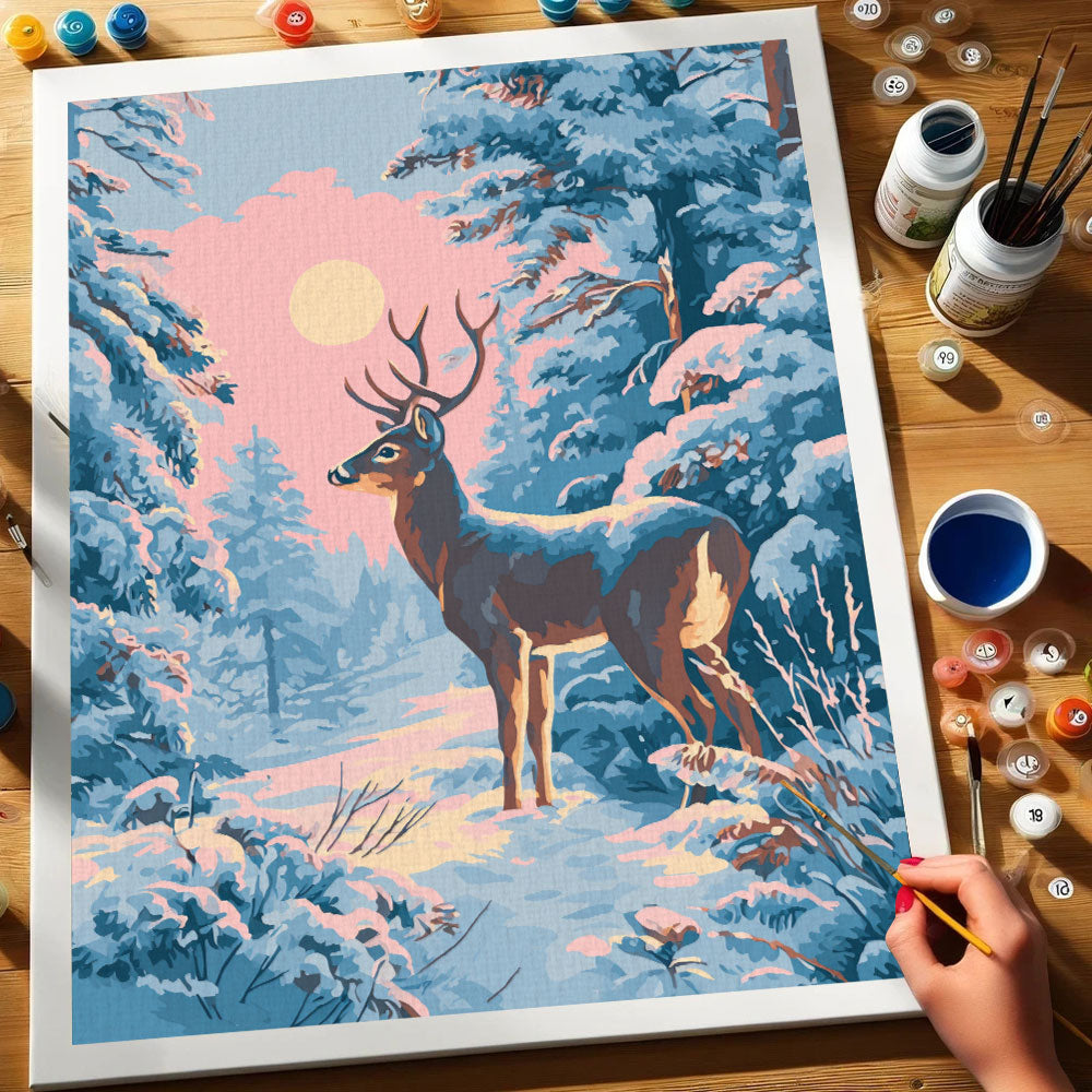Forest Stag | Paint by Numbers Kit