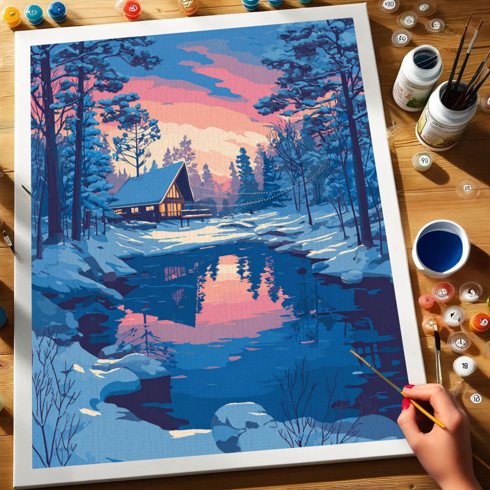 Frozen Stream | Paint by Numbers Kit