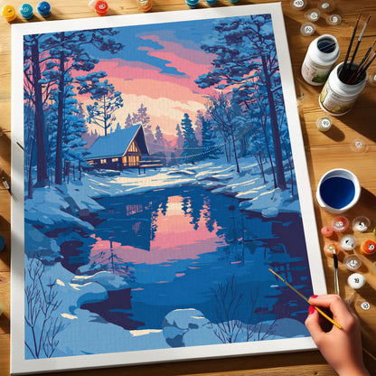 Frozen Stream | Paint by Numbers Kit