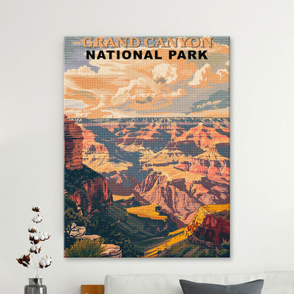 Grand Canyon National Park Diamond Painting (Vintage Edition)