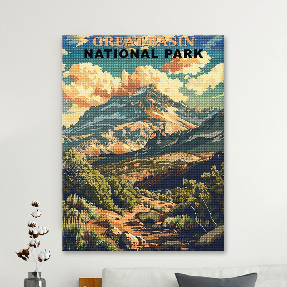 Great Basin National Park Diamond Painting (Vintage Edition)