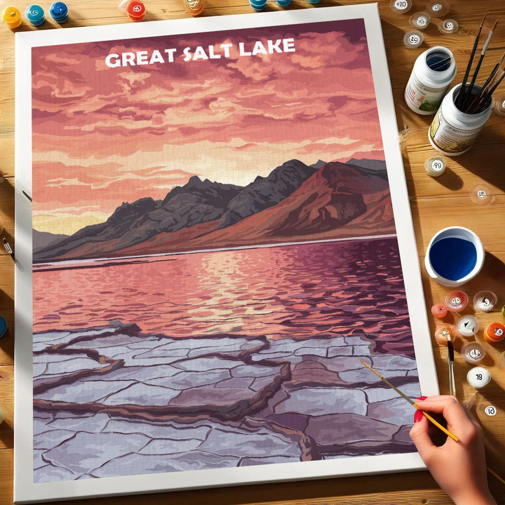 Great Salt Lake | Paint by Numbers Kit