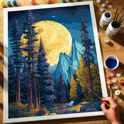 Golden Moon | Paint by Numbers Kit