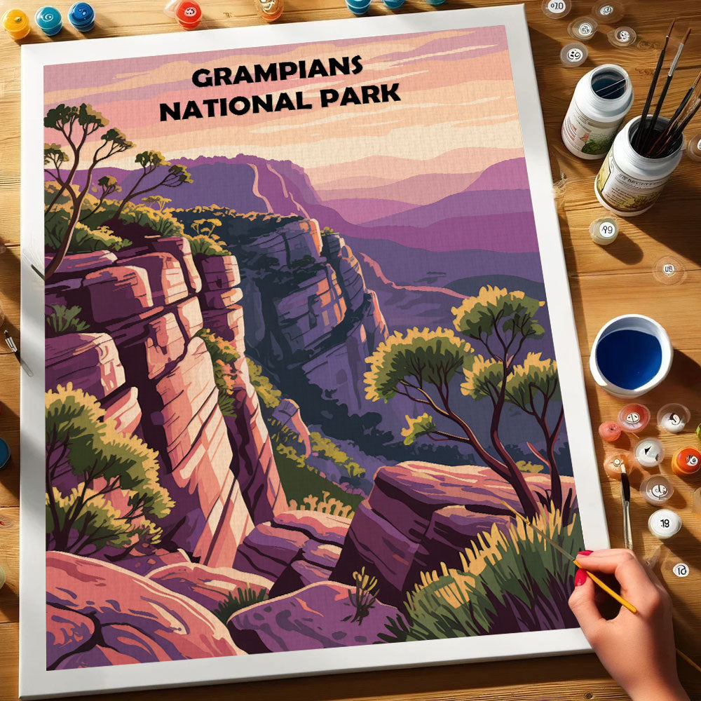Grampians AU National Park | Paint by Numbers Kit