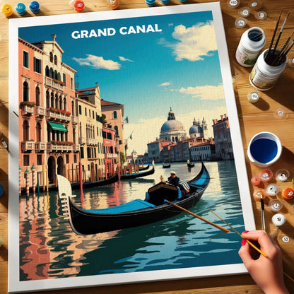 Grand Canal, Italy - World Heritage | Paint by Numbers Kit
