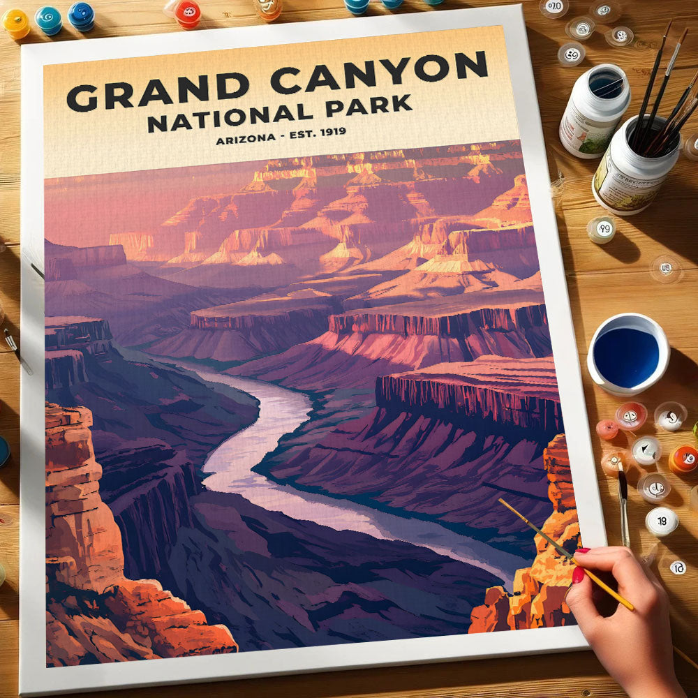 Grand Canyon National Park Heritage Edition | Paint by Numbers Kit