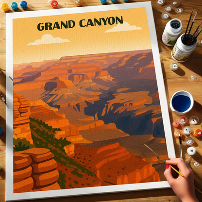 Grand Canyon National Park Beginner | Paint by Numbers Kit