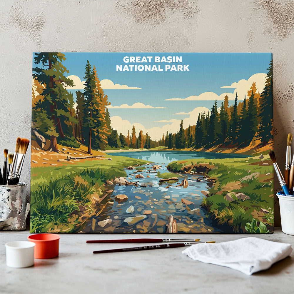 Great Basin National Park - Landscape | Paint by Numbers Kit