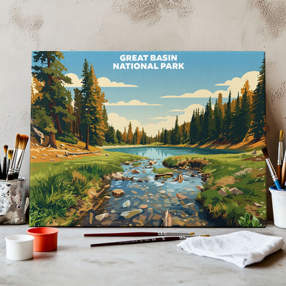 Great Basin National Park - Landscape | Paint by Numbers Kit