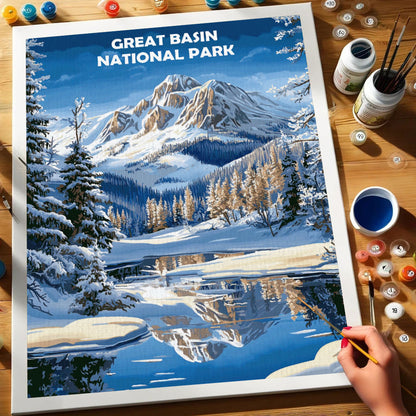 Great Basin National Park Winter | Paint by Numbers Kit