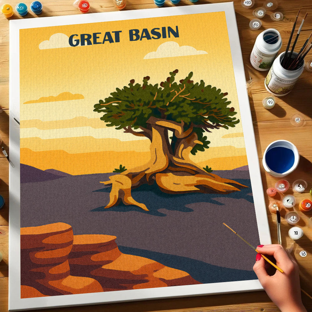 Great Basin National Park Beginner | Paint by Numbers Kit