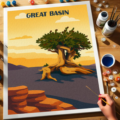 Great Basin National Park Beginner | Paint by Numbers Kit